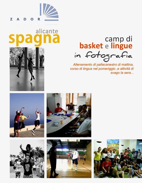 Camp di basket et lingue all'estero Alicante  Spagna