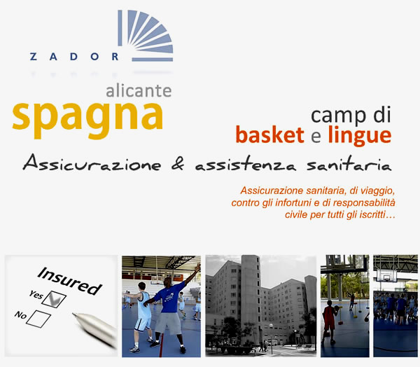 Basketball Camp in Alicante Spain: Insurance cover