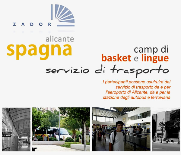 Servizio transfer Camp di basket ad Alicante Spagna